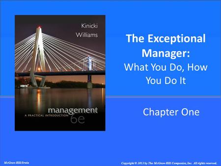 The Exceptional Manager: What You Do, How You Do It