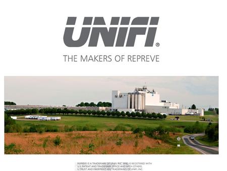 Who We Are… Synthetic Yarn Producer Producer and processor of polyester & nylon textured yarns Founded in 1971 New York Stock Exchange: UFI Sales Revenue.