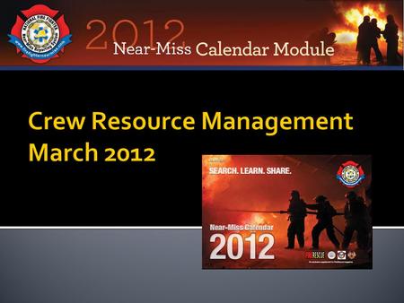 Crew Resource Management March 2012