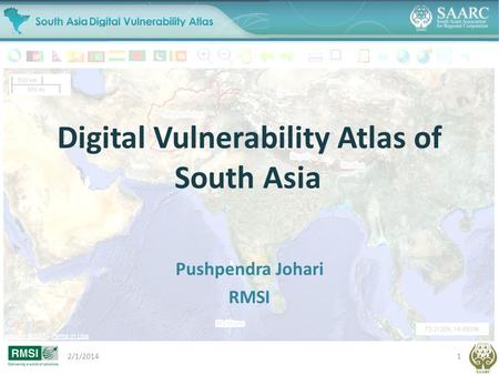 Digital Vulnerability Atlas of South Asia