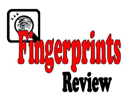 Fingerprints Review.