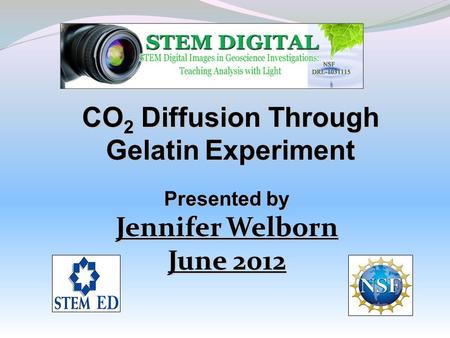 CO2 Diffusion Through Gelatin Experiment