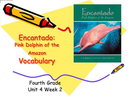 Encantado: Pink Dolphin of the Amazon Vocabulary