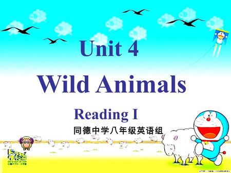 Unit 4 Wild Animals Reading I. Unit 4 The Second Period Reading on P60--62,
