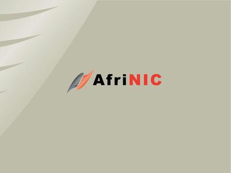 AFRINIC-11 AFRINIC FELLOWSHIP PROGRAM LILLIAN SHARPLEY COMMUNICATIONS AREA MANAGER.