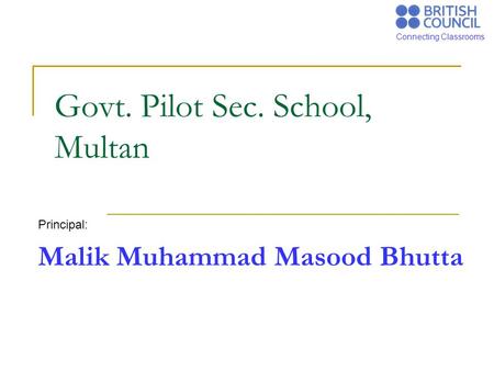 Govt. Pilot Sec. School, Multan