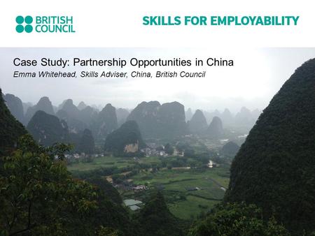 Case Study: Partnership Opportunities in China