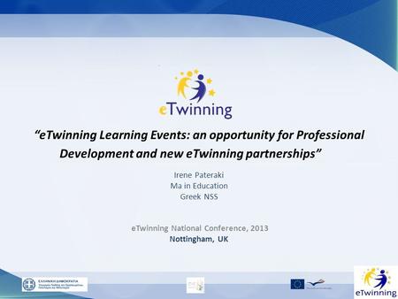 eTwinning National Conference, 2013