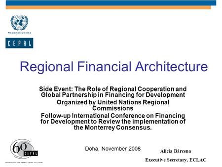 Regional Financial Architecture