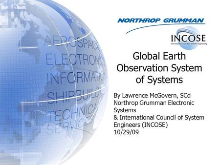 Global Earth Observation System of Systems