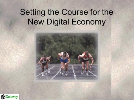Setting the Course for the New Digital Economy. The Elements of the New Digital Economy Content and Services Growth of content and service consumption.