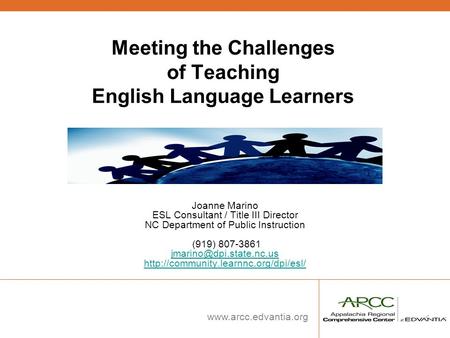 Meeting the Challenges of Teaching English Language Learners