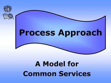 A Model for Common Services Process Approach Assessment Planning Decision-Making Management.
