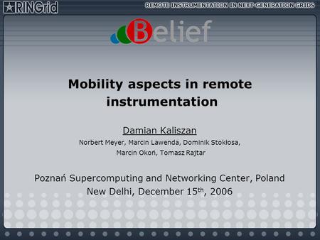 Mobility aspects in remote