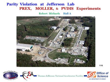 Thomas Jefferson National Accelerator Facility