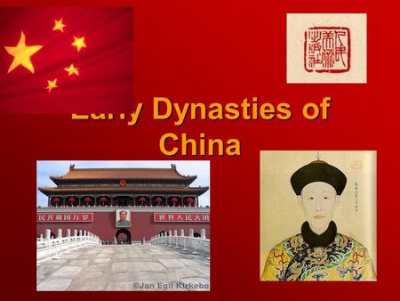 Early Dynasties of China