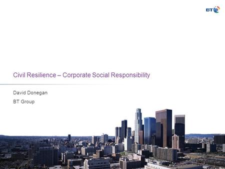 Civil Resilience – Corporate Social Responsibility