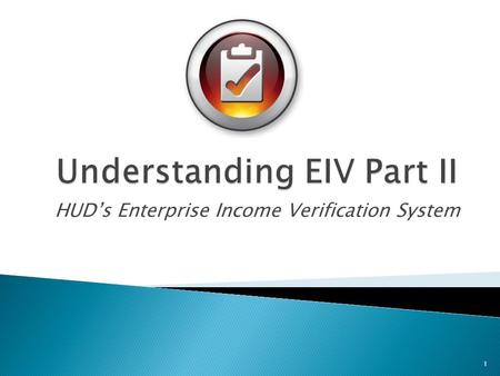Understanding EIV Part II