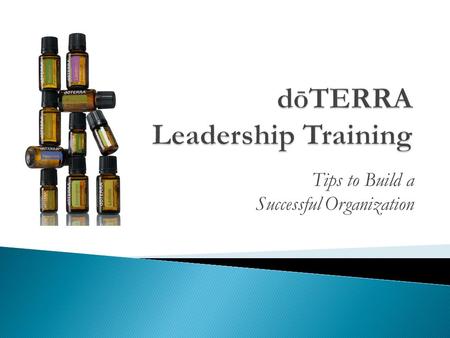 dōTERRA Leadership Training