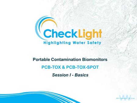 Portable Contamination Biomonitors PCB-TOX & PCB-TOX-SPOT