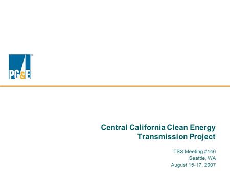 Central California Clean Energy Transmission Project