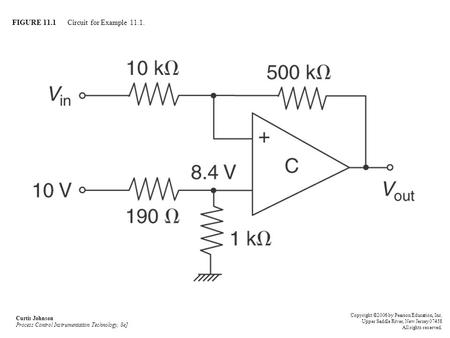 FIGURE 11.1 Circuit for Example 11.1.