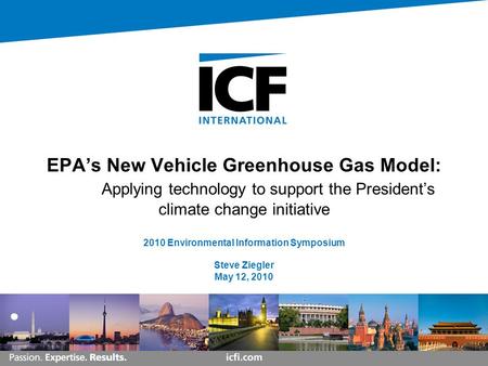 EPAs New Vehicle Greenhouse Gas Model: Applying technology to support the Presidents climate change initiative 2010 Environmental Information Symposium.