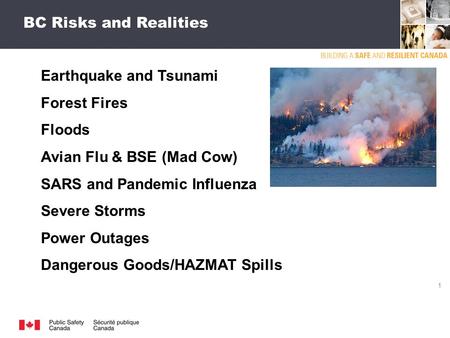 Technologys Role in Emergency Management 24 February 2012.