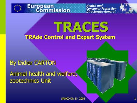 trade control and expert system (traces)