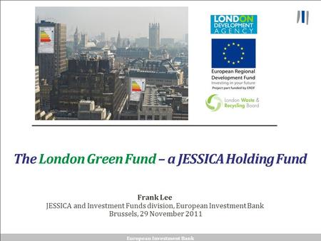 The London Green Fund – a JESSICA Holding Fund