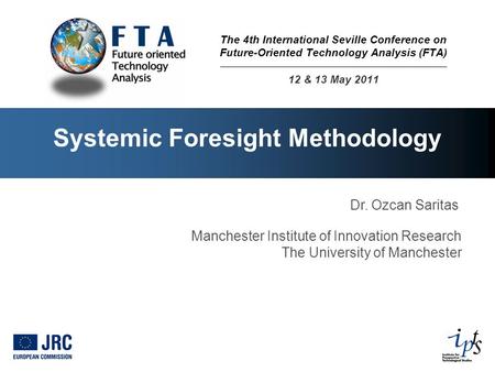 Systemic Foresight Methodology