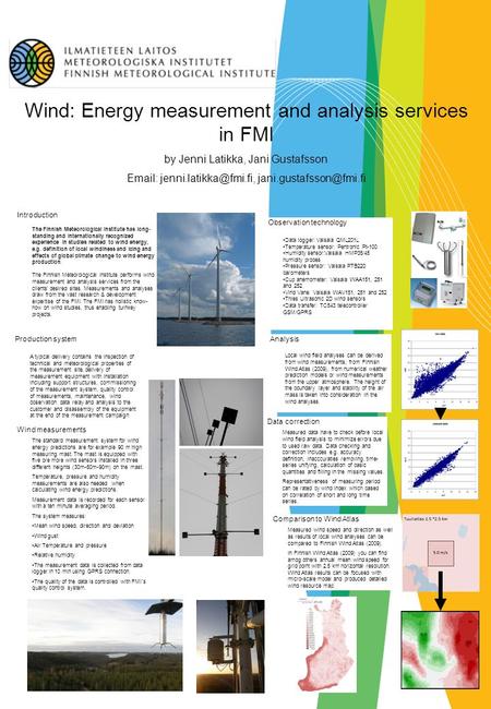 Wind: Energy measurement and analysis services in FMI