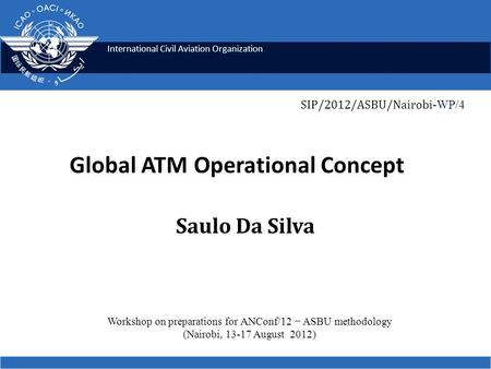 Global ATM Operational Concept