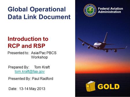 Global Operational Data Link Document