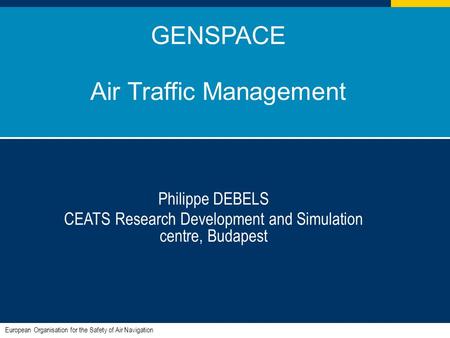 GENSPACE Air Traffic Management