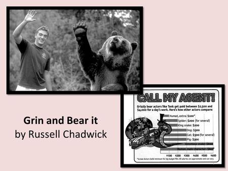 Grin and Bear it by Russell Chadwick 1. 1 What is the meaning of the word assures in paragraph 1 of the selection? o A. Discourages o B. Comforts o C.