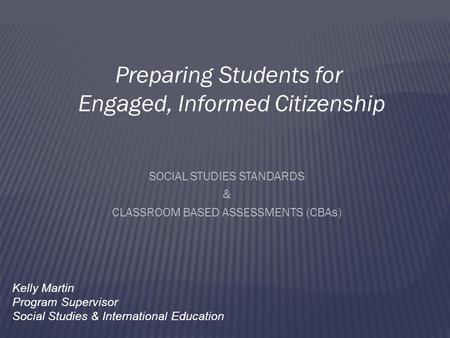 Preparing Students for Engaged, Informed Citizenship