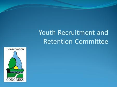 Youth Recruitment and Retention Committee. Objectives Mission: To determine how IDNR can increase youth participation in outdoor activities The committee.