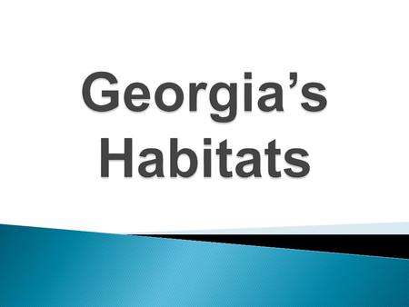Georgia’s Habitats.