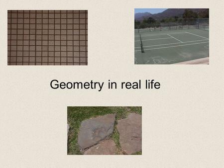 Geometry in real life title.