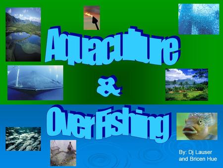 Aquaculture & Over Fishing By: Dj Lauser and Bricen Hue.