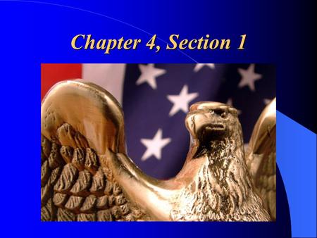 Chapter 4, Section 1.