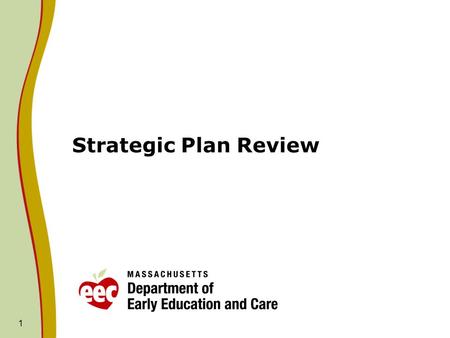 1 Strategic Plan Review. 2 Process Planning and Evaluation Committee will be discussing 2 directions per meeting. October meeting- Finance and Governance.