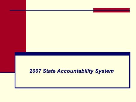 TETN Accountability Update Session June 21, 2007.