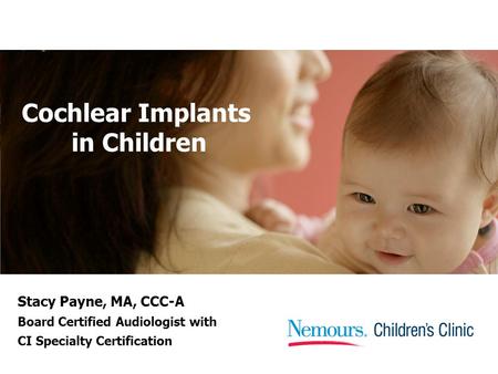 Cochlear Implants in Children