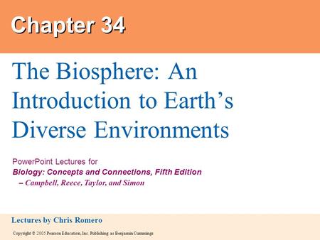 The Biosphere: An Introduction to Earth’s Diverse Environments