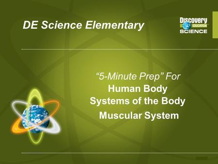 “5-Minute Prep” For Human Body Systems of the Body
