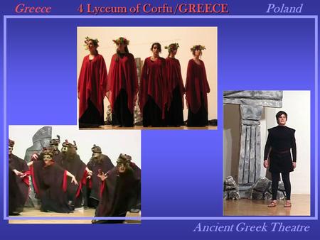 GreecePoland Ancient Greek Theatre 4 Lyceum of Corfu /GREECE.