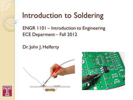Introduction to Soldering