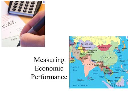 Measuring Economic Performance. Readings Lequiller François and Derek Blades, 2006, Under standing NATIONAL ACCOUNTS, Organization for Economic Cooperation.